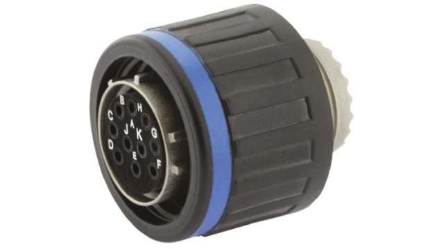 Souriau Sunbank by Eaton, EN3645, Copper Alloy Straight 10 Way Cable MIL Spec Circular Connector Male, Female | EN3645M6CN98FN