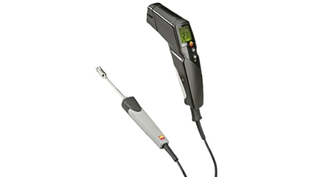 Testo 830-T2-Set Infrared Thermometer, -30 °C Min, 400 °C Max, ±1.5°C Accuracy, Centigrade Measurements | 0563 8312