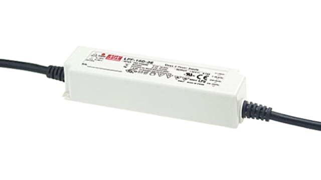 MEAN WELL LED Driver, 10/20 V Output, 16 W Output, 800 mA 1 to 10 V PWM Resistance | LPF-16D-20