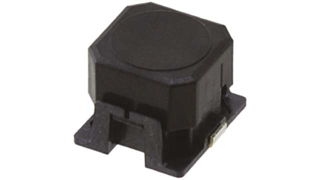 Omron Black Cap Tactile Switch, SPST 50 mA @ 16 V dc Through Hole | B3AL-1002P
