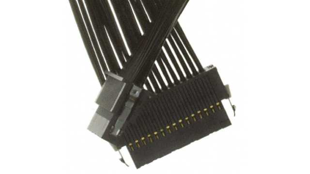 Samtec 15 Way Female Tiger Eye SFSD to 30 Way Female Tiger Eye SFSD Wire to Board Cable Assembly, 250 mm | SFSD-15-28-H-10.00-DR-NDS