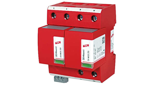 Dehn, DV Modular Surge Protector 255V ac Maximum Voltage Rating 50 kA Maximum Surge Current Lightning Arrester | DV M TN 255 FM