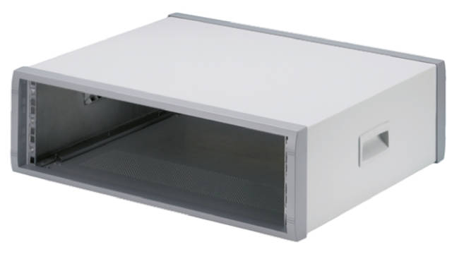 METCASE, 3 U 19 in Rack Mount Case Instrumet Ventilated 450 mm, 516.3 mm 157.3 mm | M6019325