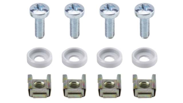 METCASE Instrumet 19 Series 19 in Mounting Kit for Use with Unicase Enclosures, M6 Thread, 12 Per Pack Piece(s) | M6000035