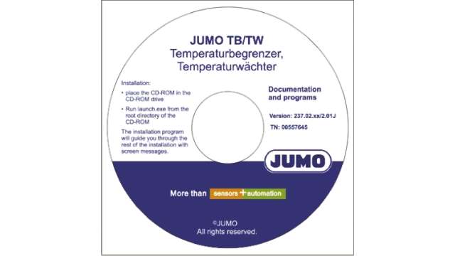 Jumo Setup Programm Pc Setup Program Temperature Control Software | Setup-Programm 701160