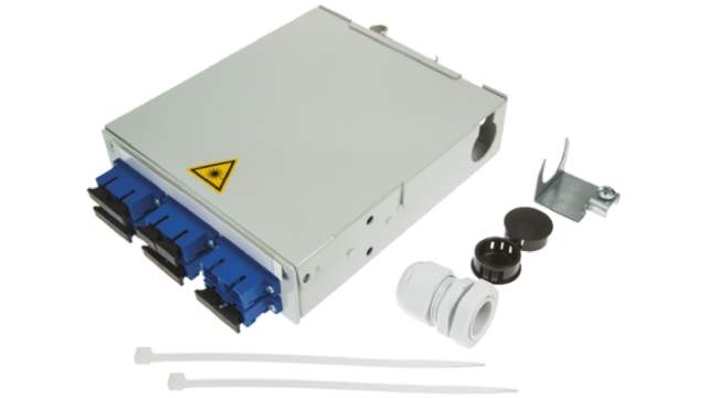 Telegartner 6 Port SC, Duplex Fibre Optic Patch Panel With 6 Ports Populated 35 mm | H82050E0002