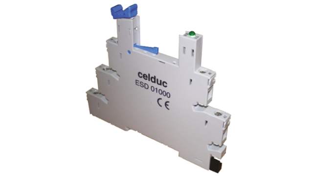 Celduc Accessories DIN Rail Relay Socket, for use with SLA Series, SLD Series | ESD01000