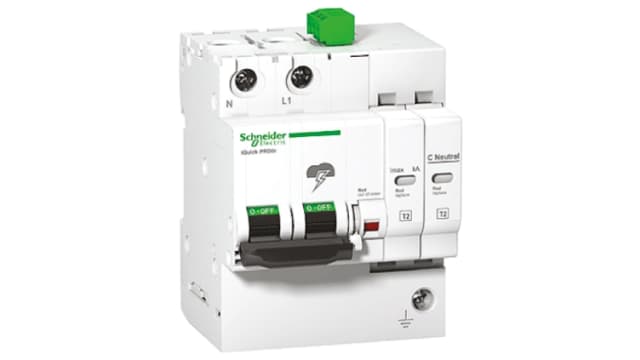 Schneider Electric 1 Phase Surge Protector, 2 kA, 1.5 kV | A9L16298