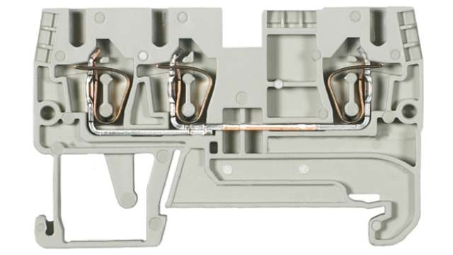 Wieland 56.703.5055.0 WKFN Series Feed Through Terminal Block Grey, 2.5 mm², 1-Level, Clamp, ATEX | 56.703.5055.0