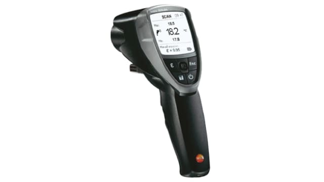 Testo 835-H1 Infrared Thermometer, -30 °C Min, 600 °C Max, ±1.5 °C, ±1 °C, ±2.5 °C Accuracy, Centigrade Measurements | 0560 8353