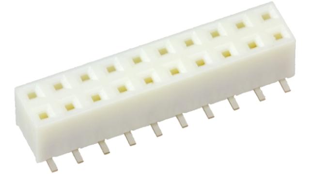 Hirose A3 Series Straight Surface PCB Socket, 20-Contact, 2 Row, 2 mm Pitch Solder | A3-20DA-2SV(71)