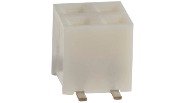 Hirose A3 Series Straight Surface PCB Socket, 4-Contact, 2 Row, 2 mm Pitch Solder | A3-4DA-2SV(71)