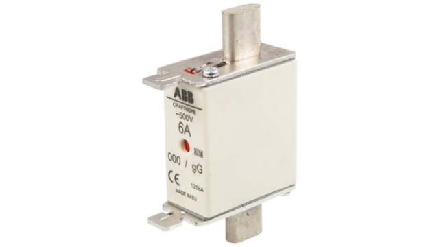 ABB 6A Centred Tag Fuse, NH000, 500V | OFAF000H6  1SCA022627R0400