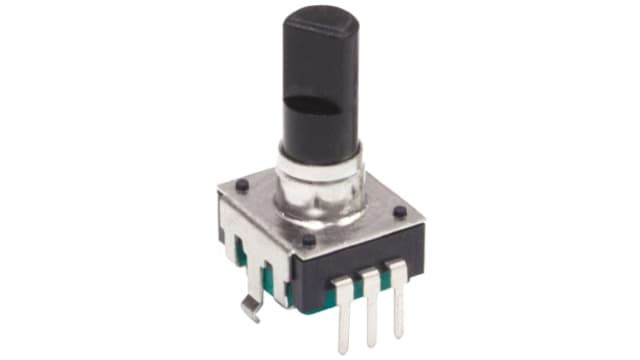 Bourns 12 ppr Pulse Incremental Mechanical Rotary Encoder with a 6 mm Flat Shaft (Not Indexed), Through Hole | PEC12R-4020F-S0012