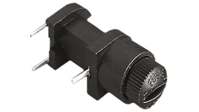 Bulgin 6.3A PCB Mount Fuse Holder for 5 x 20mm Fuse, 1P, 250V ac | FX0330