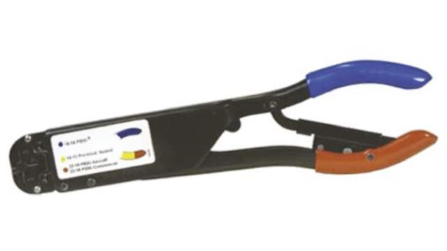 TE Connectivity T-HEAD Crimp Tool Certi-Crimp Ratchet Control for Plasti-Grip Terminals, PIDG Splices, PIDG Terminals | 59250