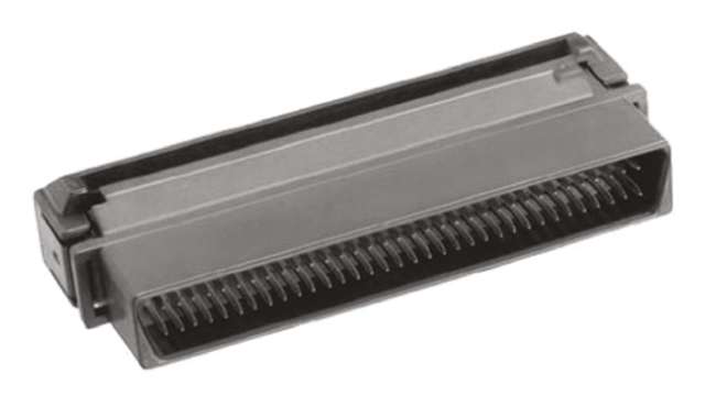 TE Connectivity, 0.05 50 Way Male Straight Cable SCSI Connector 1.27 mm Pitch, IDC | 5390377-5