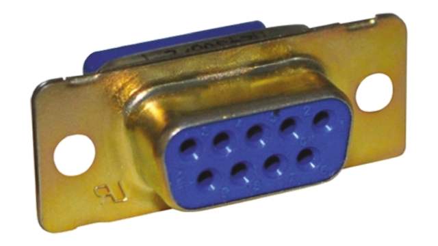 TE Connectivity M24308/2-1Z 9 Way Straight Cable D-Sub Connector Female | 1757820-6