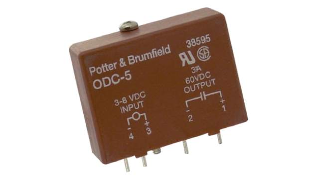 TE Connectivity Solid State Relay, 3 A Load, PCB Mount, 60 V dc Load, 8 V dc Control | ODC5