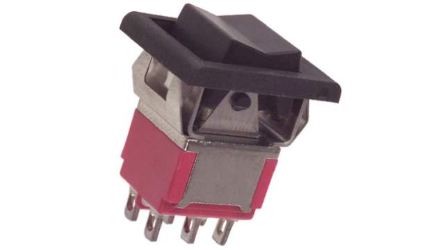 TE Connectivity DPDT, On-Off-On On-None-On Rocker Switch Panel | A203J51ZQ0004
