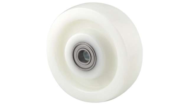 Tente White Nylon Corrosion Resistant Trolley Wheel, 1020 kg | TOP160x50-Ø20