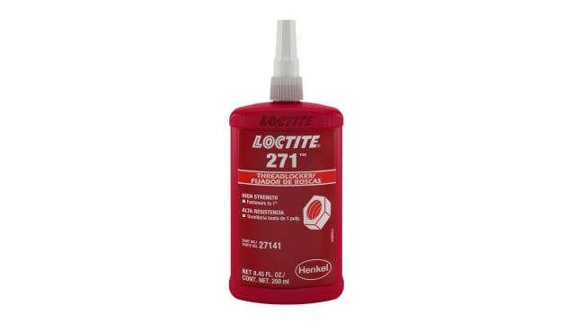 Loctite Loctite 271 Red Threadlocking Adhesive, 250 ml, 24 h Cure Time | 271