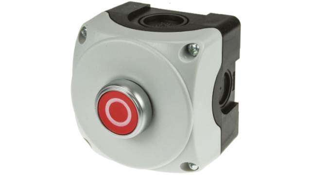 Lovato Push Push Control Station Switch, Red, O, IP66, IP67, IP69K | S1P01