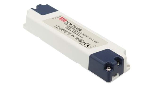 MEAN WELL LED Driver, 14/24 V Output, 25 W Output, 1.05 A | PLM-25-1050