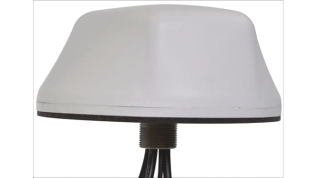 Mobilemark LTM-403-3C3C3C2C-WHT-180 Dome Multiband Antenna with SMA Connector, 2G (GSM/GPRS), 3G (UTMS), 4G (LTE), GPS, | LTM-403-3C3C3C2C-WHT-180