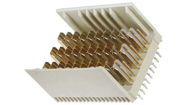 TE Connectivity, Z-PACK HM-Zd 2.5 mm Pitch Backplane Connector, Straight Male, 10 Column, 3 Row, 60 Way | 6469083-1