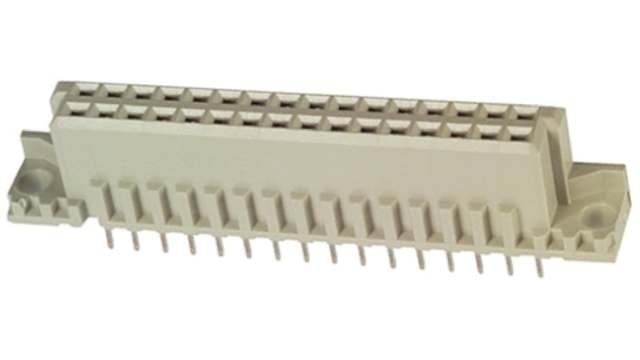 TE Connectivity Eurocard 32 Way 2.54 mm Pitch, Type Board, Type Type B, Type Solder, 2 Row Female, Straight DIN 41612 | 5650858-5