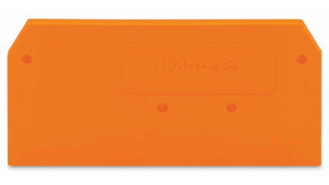 WAGO 280 Series End & Intermediate Plate for Use with 280 Series Terminal Blocks | 280-309