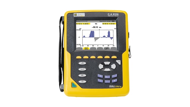 Chauvin Arnoux CA8336 Power Quality Analyser, 1, 3-Phase, 10000A ac Max, 1000 V ac, 1200V dc Max | P01160591