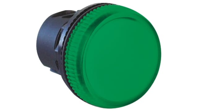 Allen Bradley Green Pilot Light Head, 22 mm Cutout 800F Series | 800FP-P3