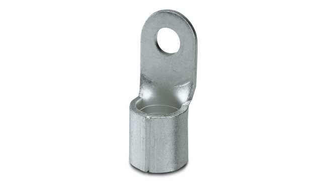 Phoenix Contact, C-RC Uninsulated Ring Terminal, M10 Stud Size 4 AWG Wire Size, Silver | 3240125