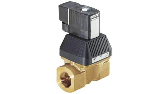 Burkert Solenoid Valve 221674, 2 Port, NC, 24 V dc | 221674