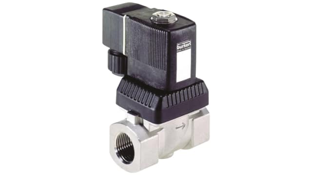 Burkert Solenoid Valve 221761, 2 Port, NC 0.05 to 65 mm (Orifice Diameters), 230 V ac, 0.05 to 65 mm | 221761