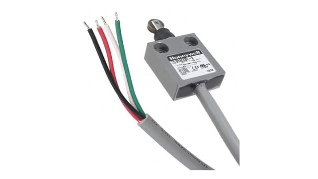 Honeywell 914CE Series Roller Plunger Limit Switch, NO/NC, IP66, IP67, IP68, SPDT, Die Cast Zinc Housing, 250V ac Max, | 914CE31-3