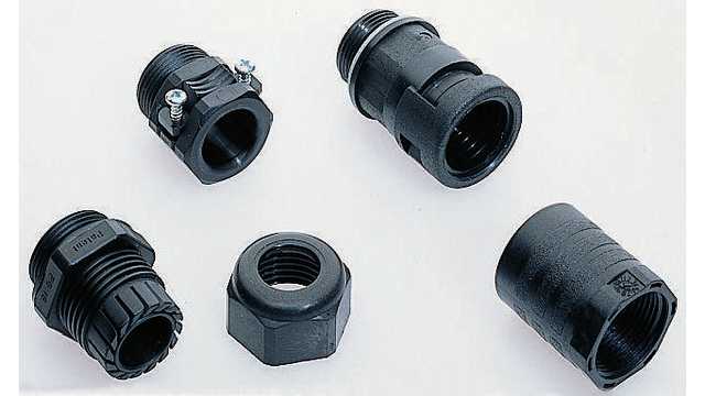 Souriau Sunbank by Eaton Black Plastic cable clamp | CL102030