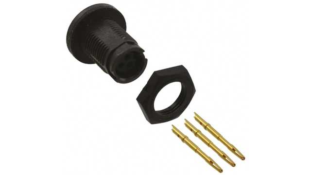 Switchcraft Circular Connector, 3 Contacts, Panel Mount, Standard Connector, Socket, Male, IP68, EN2P3F Series | EN2P3F20