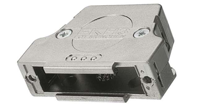 FCT from Molex FKH Series ABS Straight D-Sub Backshell, 15 Way Strain Relief | FKH2AE / 1727040114