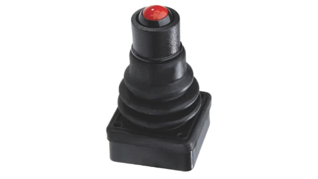 Otto Hall Effect Joystick Round, Hall Effect, IP68S 5.5V dc | JHT-1231AA11