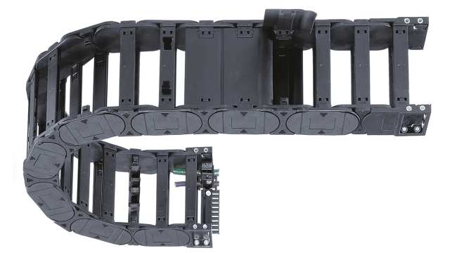 Igus e-chain Black, W176 mm x D64 mm, L1 m, 150 mm Min. Bend Radius, Igumid G | E4.42.15.150.0