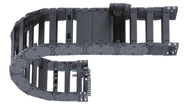 Igus e-chain Black, W276 mm x D64 mm, L1 m, 150 mm Min. Bend Radius, Igumid G | E4.42.25.150.0