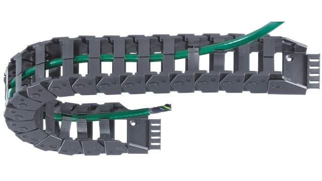 Igus e-chain Black, W62.5 mm x D39 mm, L1 m, 100 mm Min. Bend Radius, Igumid NB | Z16.4.100.0