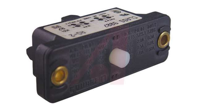 Telemecanique Sensors 9007 Series Plunger Limit Switch, NO/NC, IP20, SPST, Die Cast Zinc Housing, 600V ac Max, 15A Max | 9007AO2
