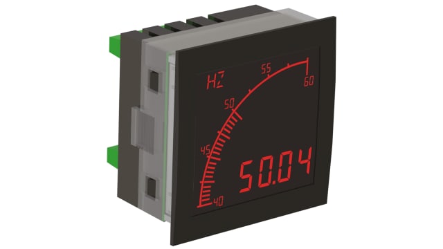 Trumeter APM LCD Digital Panel Multifunction Meter for Frequency,  68 mm  x 68 mm | APM-FREQ-APN