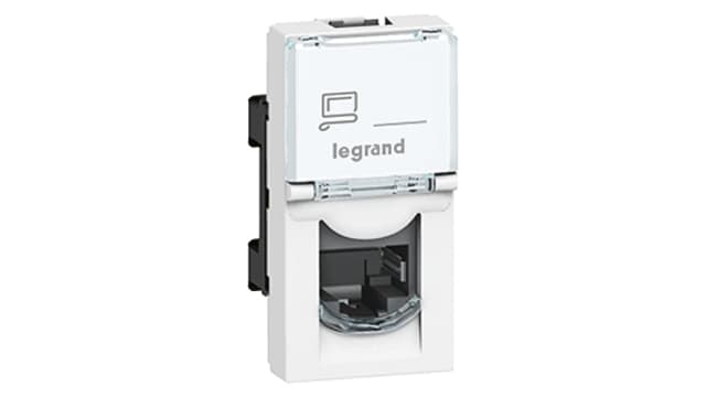 Legrand White, Green, Red, Orange, Silver Telephone Socket | 5 723 22