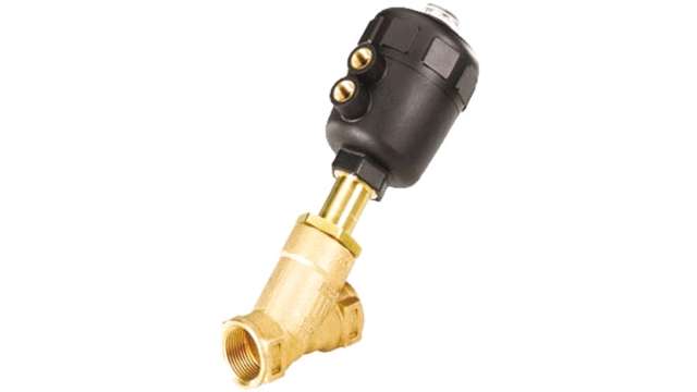 Burkert Angle type Pneumatic Actuated Valve, 16 bar 1/2 in | 183939