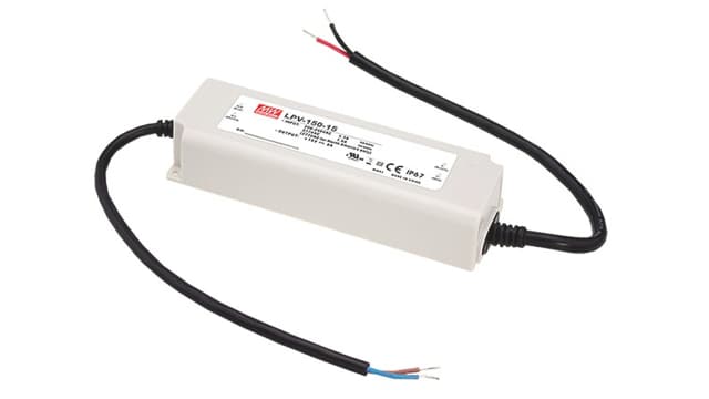 MEAN WELL LED Driver, 12 V Output, 120 W Output, 10 A | LPV-150-12